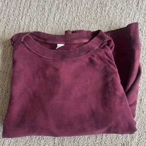 MAROON OLD NAVY TYE DYE OVERSIZED CREW | SIZE XL